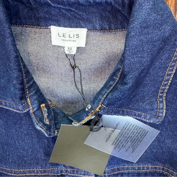 LELIS POWER SHOULDER UTILITY DEMIN DREES SIZE XS - Picture 5 of 16